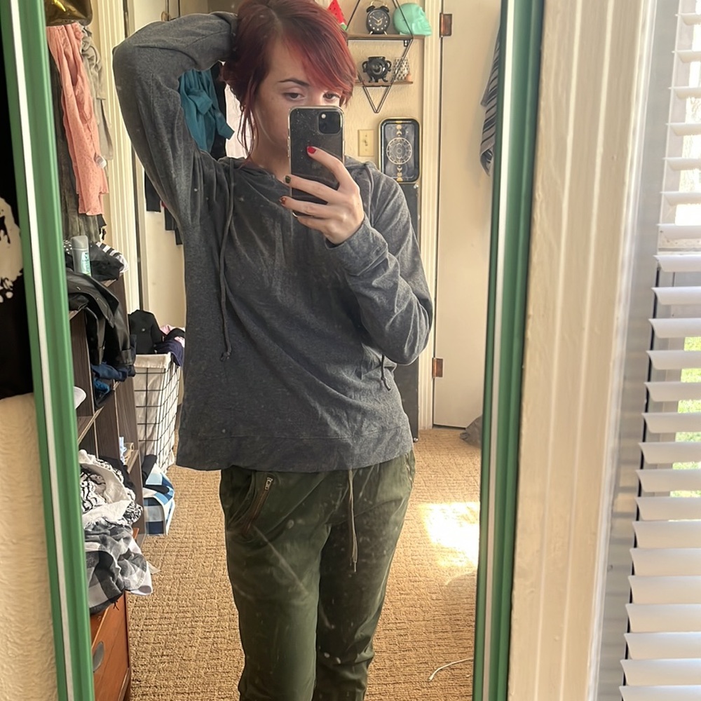 Drawstring Pullover Sweatshirt - Picture 3 of 6